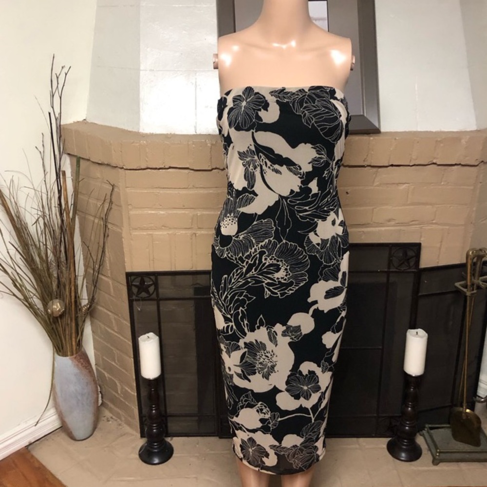 Floral tube dress